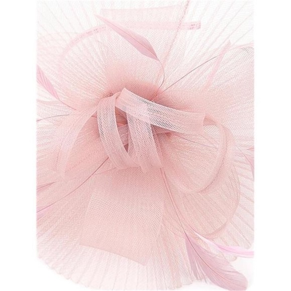 Tea Party Hat Fascinators Hats Pink New main image 5